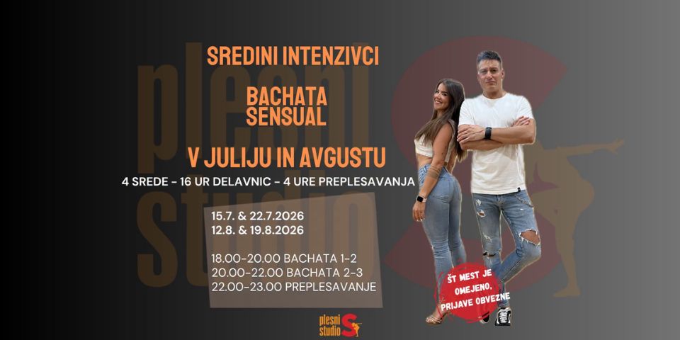 POLETNI INTENZIVCI BACHATE V MARIBORU